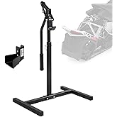 PVNIEFC Snowmobile Lever Lift Stand with Handlebar Cup, 33-1/4" Max Height Fits Most Snowmobiles, 2000 lbs. Lift Capacity