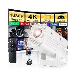 [Smart Projector with Apps] 4K Supported Mini