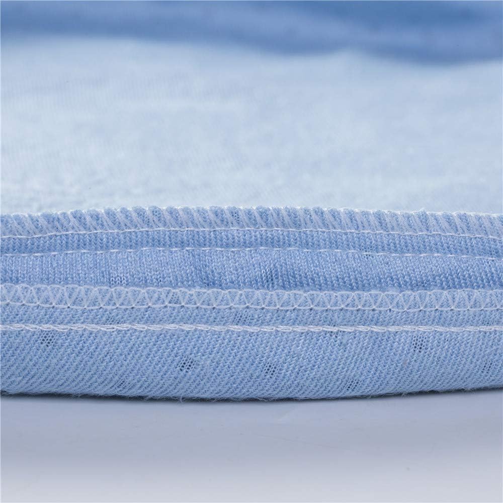 1 MIDDLE ONE U Shaped Pregnancy Pillowcase, Breathable Velour Replacement Pillow Cover Case with Zipper for Maternity Pillow, Fit 55”x31” Full Body Pillow (Light Blue): Home & Kitchen