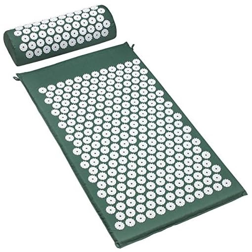 Sivan Back and Neck Pain Relief Acupressure Mat and Pillow Set, Chronic Back Pain Treatment - Relieves Your Stress of…