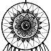 Urdeoms Black Dream Catchers for Bedroom Adults Boys Dream Catcher Wall Decor for Girls Crystals Boho Wall Hanging Decor Teens Room Decoration Festival Gifts Ideas(NO.16)