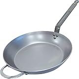de Buyer - Mineral B Frying Pan - Nonstick Pan - Carbon and Stainless Steel - Induction-ready - 12.5"
