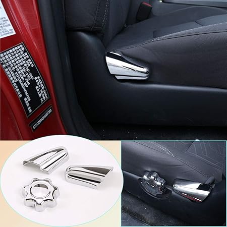 Amazon Toyota Tacoma トヨタ タコマ 16 車用 3pcs シートボタン シート調整ハンドル フレームカバートリム シートバック調整ハンドル装飾 シートバックレストアジャストハンドル装飾 取付簡単 カー用品 トヨタ内装パーツ アクセサリー おしゃれ Abs 明るい色