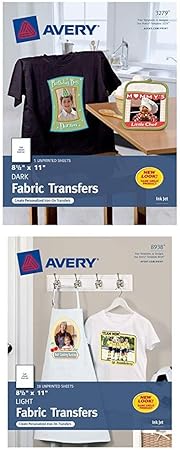 avery transfer paper dark fabrics