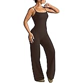 OMKAGI Workout Sets for Women Padded Tank Tops Matching Straight Leg Yoga Outfits