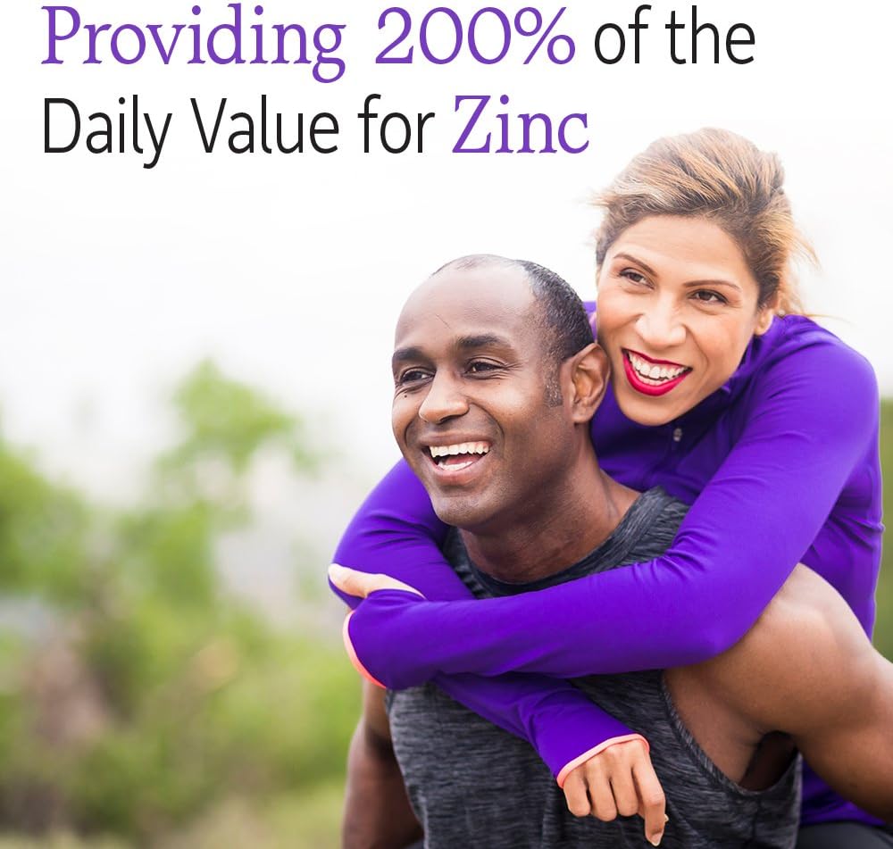Garden of Life Vitamin Code Raw Zinc, 30mg Whole Food Zinc Supplement + Vitamin C, Trace Minerals & Probiotics for Immune Support, Certified Vegan Non-GMO & Gluten Free Zinc Supplements, 60 Capsules: Health & Personal Care