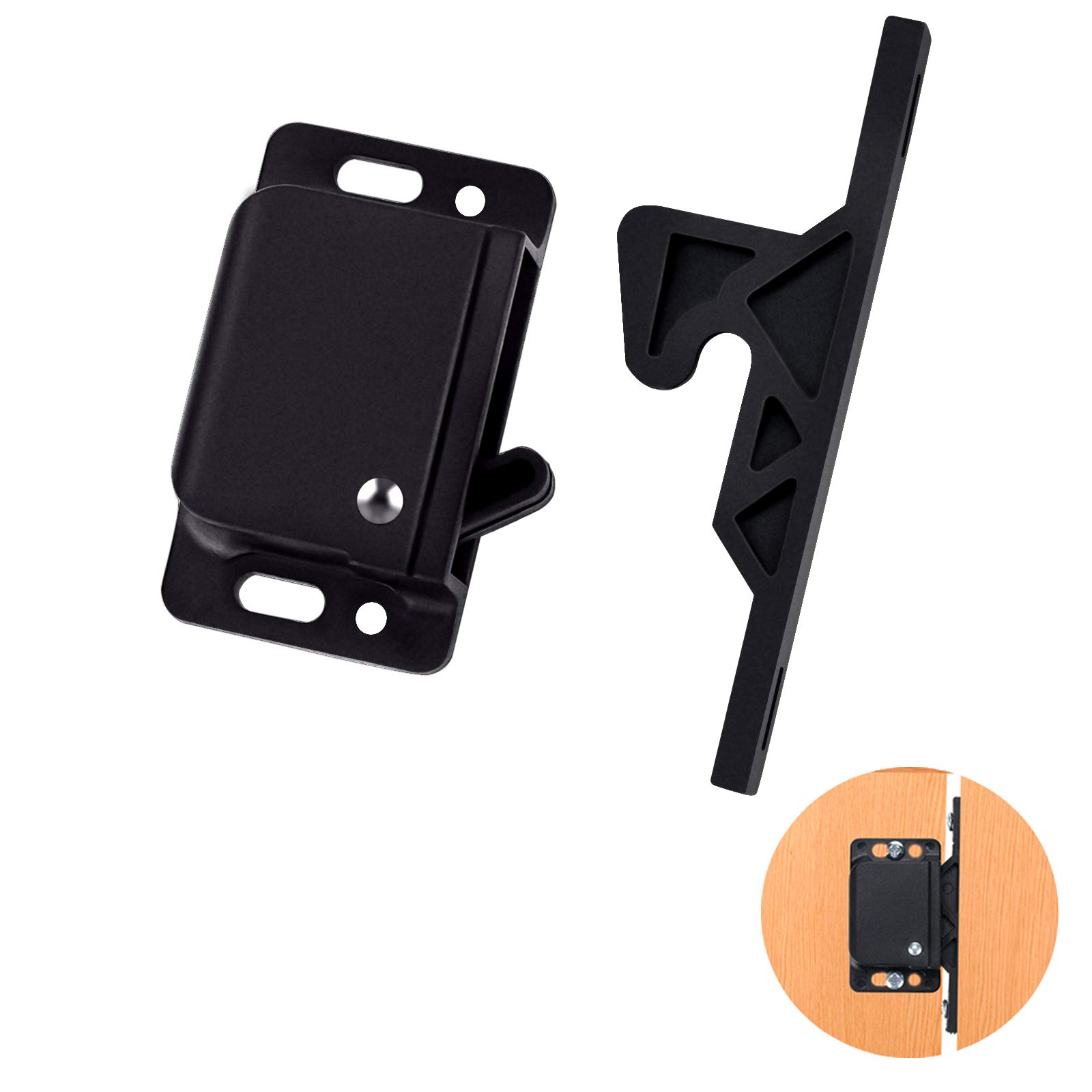 6 Pack Cabinet Door Latch/RV Drawer Latch, Latches for Home and Cabinet Doors, Ideal for RV, Camper, Motor, Home, Trailor, OEM Replacement
