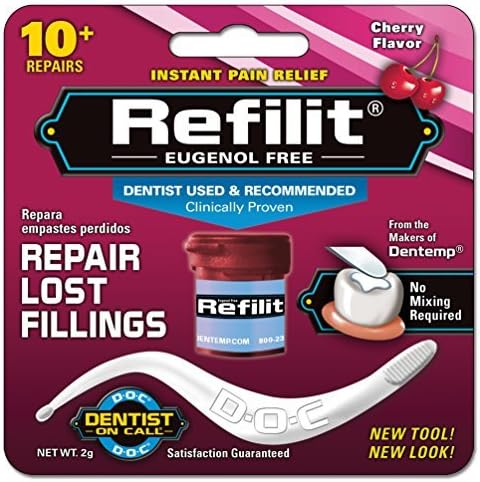 Dentemp O.S 2 g Cherry Refill Flavour Repair Lost Fillings by .dentemp O.s.