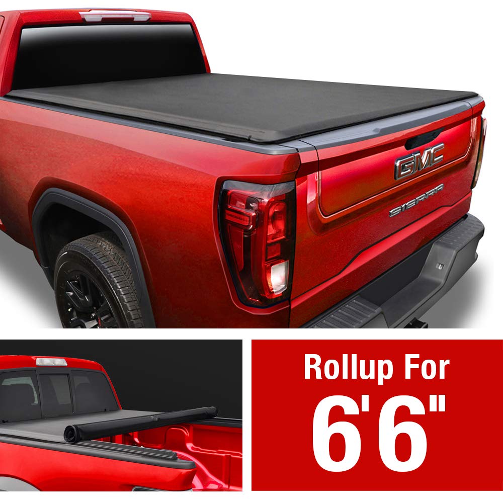 Maxmate Soft Roll Up Truck Bed Tonneau Cover Compatible With 2014 2019 Chevy Silverado Gmc Sierra 1500 2015 2019 2500 Hd 3500 Hd 2019 Classic Only Fleetside 6 6 Bed Gia Tá»t Nháº¥t 2020 Fpt Shop