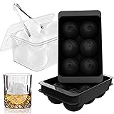WIBIMEN Large Ice Cube Molds, Big Round Whiskey Ice