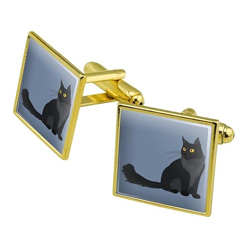 Graphics And More Maine Coon Katze Manschettenknöpfe