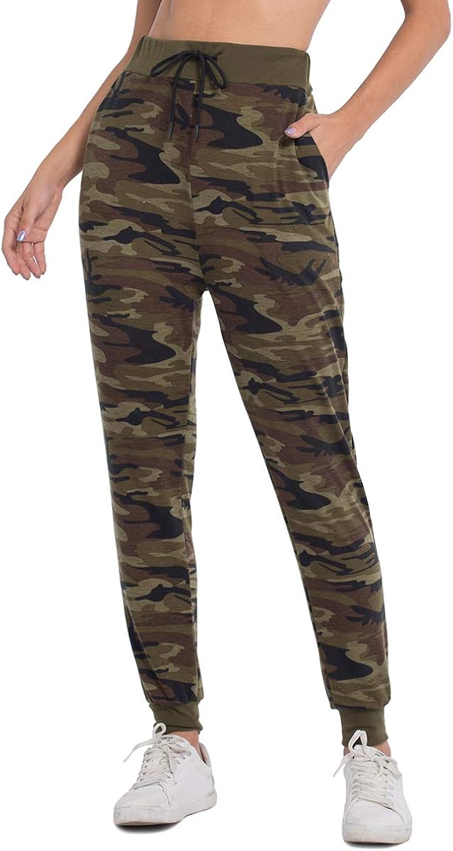 JTANIB Joggers Pants for Women, Active Lounge Drawstring Waist Yoga Sweatpants with Pockets at  Women’s Clothing store