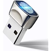 JIAN BOLAND USB Fingerprint Reader for Windows10/11, Windows Hello Mini Fingerprint Scanner,Metal Shell Auto Driver Setup-Windows Password-Free Login for PC Laptop