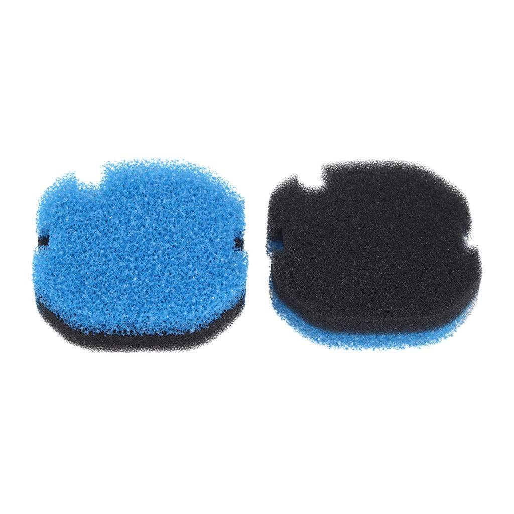 INGVIEE Compatible 2 x Black Fine and 2 x Blue Coarse Foam Filter for AquaManta EFX 200 Aquarium Filter