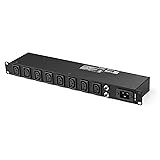 StarTech.com 1U 19 inch 8 Port Rack Mount PDU - IEC