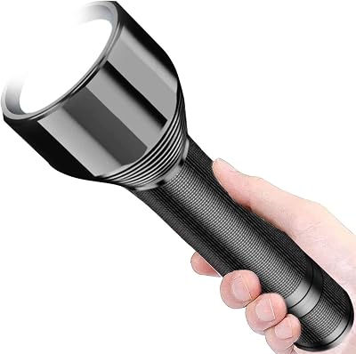 REHKITTZ 3000 Lumens LED Torch Super Bright Camping Flashlight 5 Modes