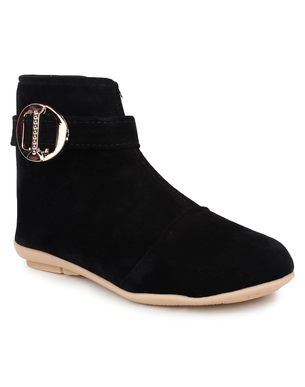 do bhai boot-daimond-buckle fashionable, stylish & smart casual boots for women