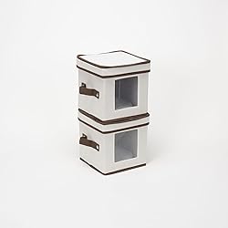 Household Essentials Saucer Storage Box, Holds 12