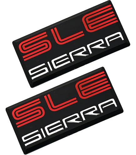 2x Emblema De Placa De Identificación SLE 3D Insignia Para Camión