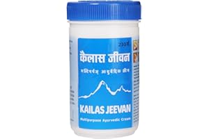Kailas Jeevan 230 Gram Large Saver Pack | Multipurpose Herbal Ayurvedic Cream | Minor Bruises | Cuts | Prickly Heat | Cracked Heels