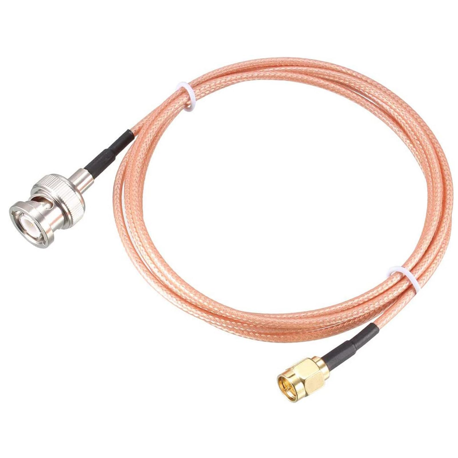 MACHSWON RG316 Coaxial Cable with BNC Male to SMA Male Connectors Low Loss Coax Cable 50 Ohm 6 Ft For CCTV,DVR,Camera,Video Signals