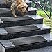 Indoor & Outdoor Bullnose Rubber Non-Slip Stair Treads, 10