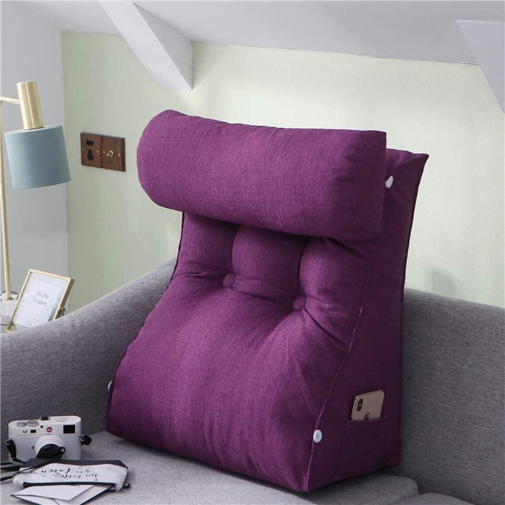 ASDF Soft Reading Backrest Cushion, Removable With Neck Support Reading