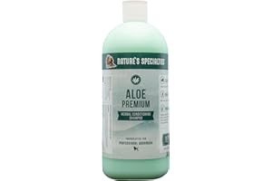 Nature's Specialties Aloe Premium Ultra Concentrated Dog Shampoo Conditioner for Pets, Makes up to 4 Gallons, Natural Choice for Professional Groomers, Herbal Aloe Infused Formula, Made in USA, 32 oz