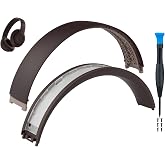 SOULWIT Top+Bottom Headband for Beats Studio Pro, Replacement Headstrap Repair Part - Deep Brown