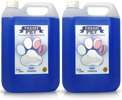 Trade Chemicals Fresh Pet Urine Odour Remover 2 x 5L Baby Powder