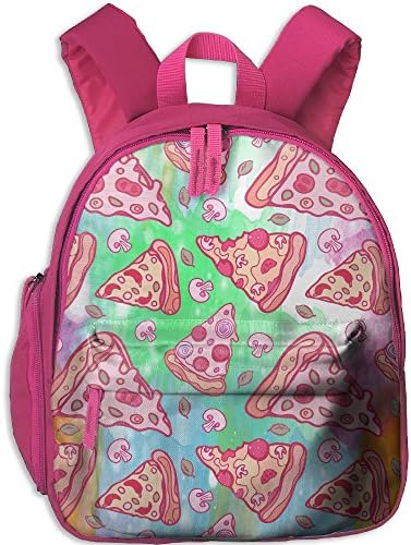 Pizza Piece Mushroom Elementary School Bags Bookbag Backpacks Shoulder Bag Backpack For Kids