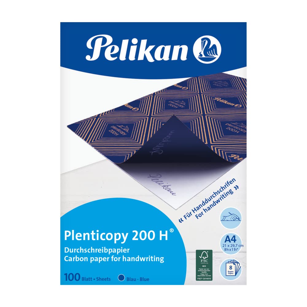 Pelikan 404426 Duplicating Paper 200H Blue A4 100 Sheets — image 1