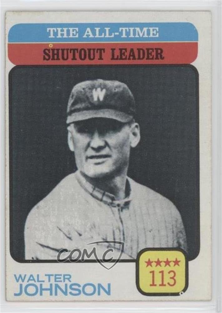Amazon Walter Johnson Baseball Card 1973 Topps Base 476 