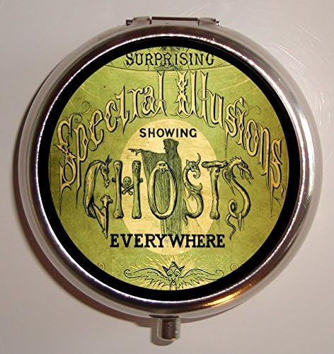 Spectropia Ghost Book Pill Box Pill Case Medicine Organizer Paranormal