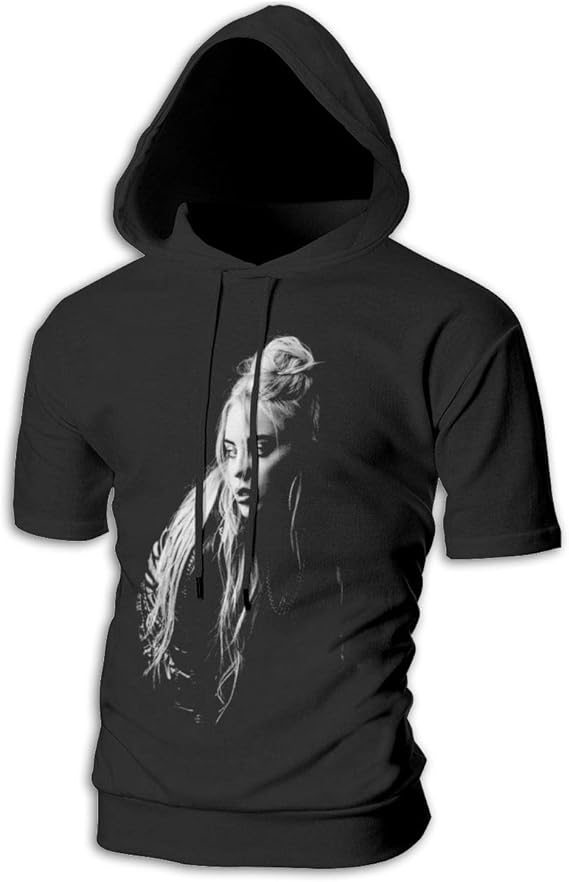 Amazon Co Jp プリント 半袖 Tシャツ パーカー メンズ スウェット スポーツ トレーナー スウェットパーカー フード付き ビリー アイリッシュ ジャージ プルオーバー トレーニング トップス ストレッチ カジュアル おしゃれ 吸汗 服 ファッション小物