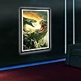 18" x 24" LED Backlit Poster Frame Movie Poster Frame Art Picture Light Box Advertising Display Frame Movie Poster Light Box Home Theater Wall Mounted for Movie Poster Advertising Display