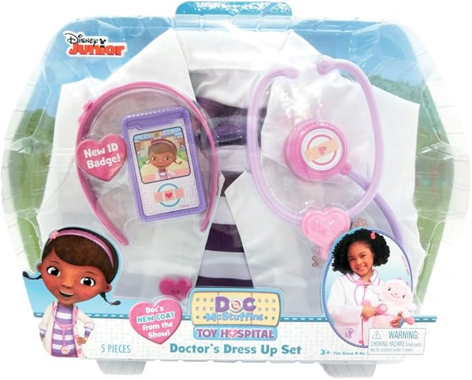 doc mcstuffins toy hospital doctor's dress up set