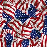 Hydrographics Film Water Transfer Printing Film Hydro Dipping Dip Film Hydrographic Film Hydro Dip American Flag 2 Film (Square Meter (19