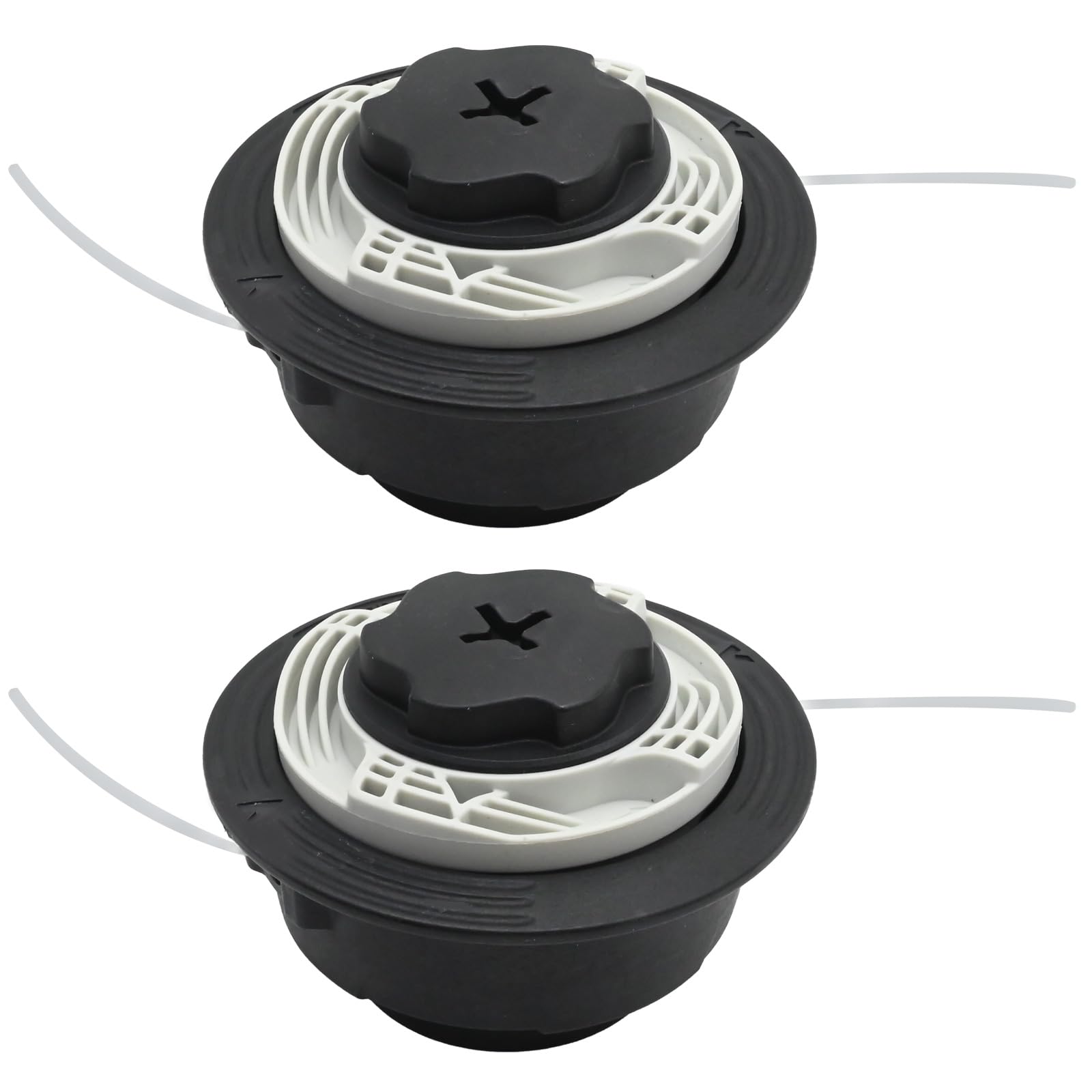 Hoypeyfiy 2 Pcs 4006 710 2126 Trimmer Head, Replacement for Stihl FSE60 FSE71 FSE81 FS38 FS40 (2000 On) FS40C FS45 FS46 FS50 (2000 On) FS50C FSA60R FSA86R, Replaces 4006 710 2106