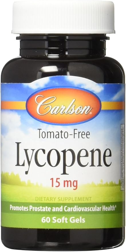 Carlson labs lycopene tomatoe-free, 15mg, 60 Soft Gel (088395087165)
