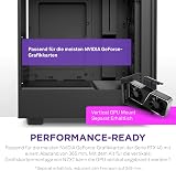 NZXT H5 Flow ATX Mid Tower PC Case Front USB Type-C Tempered Glass Panel view 6