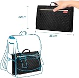 Lekebaby Portable Nappy Changing Mat with Wipe-Pocket Head Cushion Quilting view 2