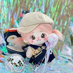 niannyyhouse 20cm Plush Doll Girl Humanoid Stuffed