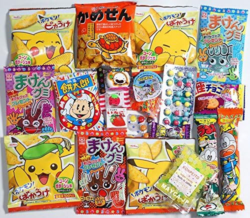 Bundle 21 pieces Assorted Japanese Candy Snack Senbei Dagashi Konpeito of Nanohana 150g