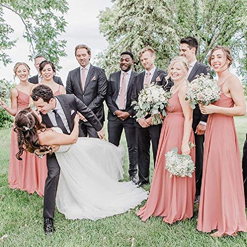 2 Spaghetti+Bridesmaid+Dresses+Chiffon+Evening