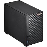 Asustor Drivestor 2 AS1102T - 2 Bay NAS, 1.4GHz Quad Core, Single 2.5GbE Port, 1GB RAM DDR4, Network Attached Storage, Person