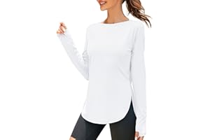 ZHENWEI Women's Long Sleeve Sun Shirt UV Protection Workout Tops Lightweight UPF 50+ Golf Gym Hiking Shirts Outdoor Clothing