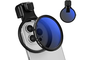 K&F CONCEPT 67mm Press-on CPL Phone Lens Filter Kit, Polarizing Filter Compatible with iPhone 17/16/15/14/13/12 Standard, 16/15/14/13/12 Pro/Pro Max, 67mm Threaded Filters