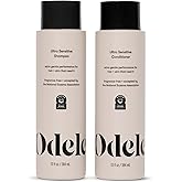 Odele Sulfate-Free Ultra-Sensitive Shampoo & Conditioner Set for Extra Gentle Cleansing and All Hair Types, 13 Fl Oz Each (2-Pack)