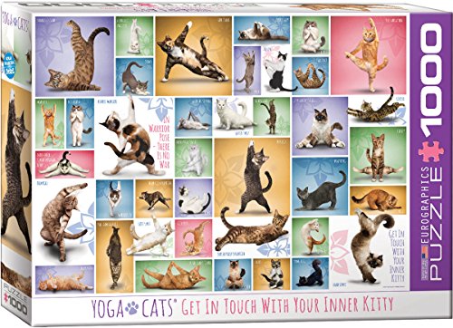 EuroGraphics Yoga Cats Puzzle (1000 Piece)